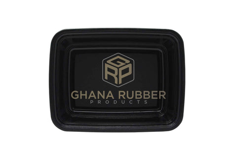 Image of 12oz Rectangle Black Microwavable Containers