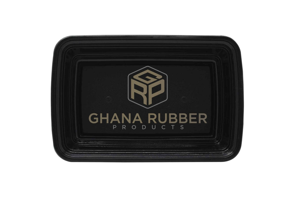16oz Rectangle Black Microwavable Containers