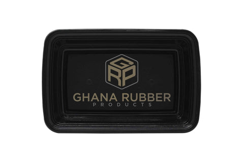 Image of 16oz Rectangle Black Microwavable Containers