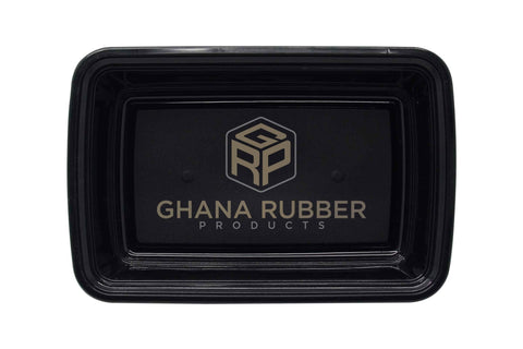 Image of 24oz Rectangle Black Microwavable Containers