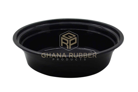Image of 24oz Round Black Microwavable Containers
