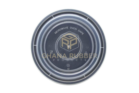 Image of 24oz Round Black Microwavable Containers