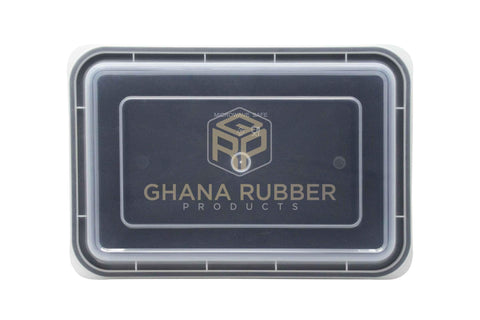 Image of 28oz Rectangle Black Microwavable Containers