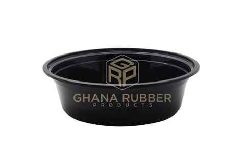 Image of 32oz Round Black Microwavable Containers