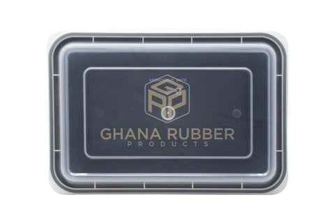 Image of 56oz Rectangle Black Microwavable Containers