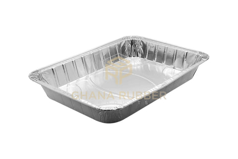 Image of Aluminium Foil Catering Trays + Lids Medium 7000cc