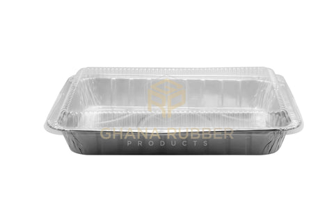 Image of Aluminium Foil Catering Trays + Lids Medium 7000cc