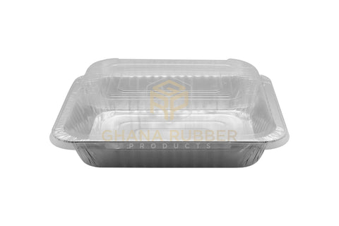 Image of Aluminium Foil Catering Trays + Lids Small 3000cc