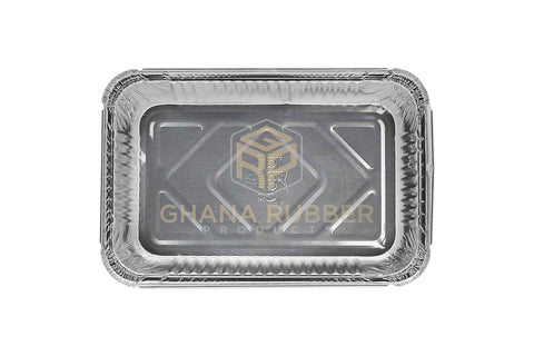 Image of Aluminium Foil Food Containers + Lids Medium 8389