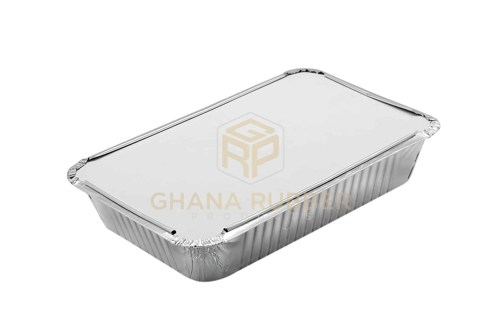 Aluminium Foil Food Containers + Lids Medium 8389