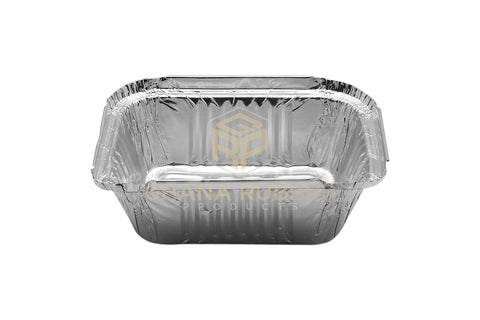 Image of Aluminium Foil Food Containers + Lids Small 8342
