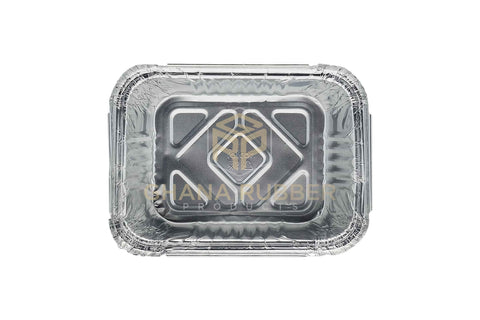 Image of Aluminium Foil Food Containers + Lids Small 8342