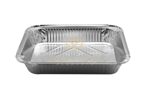 Image of Aluminium Foil Food Containers + Lids 73365