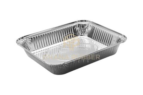 Image of Aluminium Foil Food Containers + Lids 73365