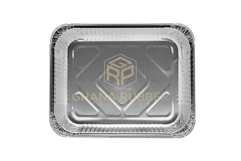 Image of Aluminium Foil Food Containers + Lids 73365