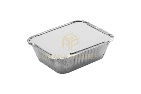 Image of Aluminium Foil Food Containers + Lids Small 8342