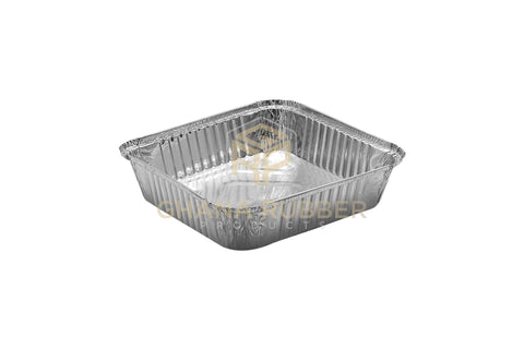 Image of Aluminium Foil Food Containers + Lids 83241