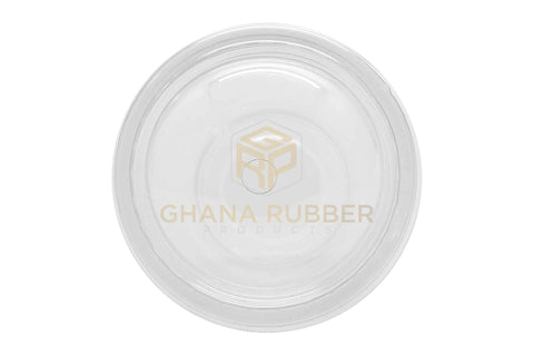 Image of Disposable Plastic Cups 500cc Transparent + Domed Lids