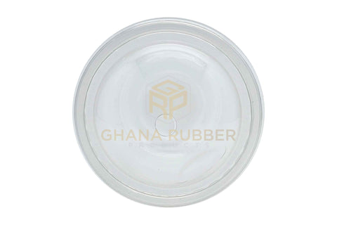 Image of Disposable Plastic Cups 580cc Transparent + Domed Lids