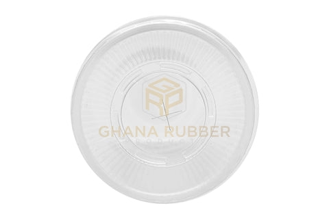 Image of Disposable Plastic Cups 580cc Transparent + Flat Lids