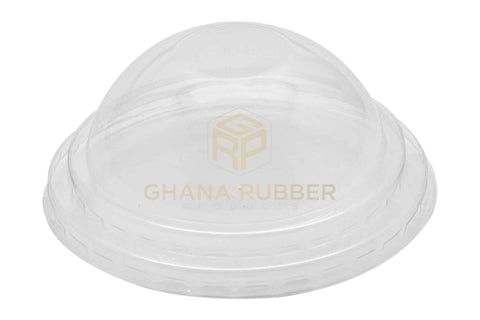 Image of Domed Lids Transparent With No Hole Large Size