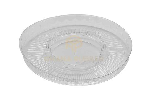 Image of Flat Lids With No Hole Transparent Large Size
