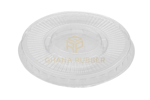 Image of Flat Lids With No Hole Transparent Large Size