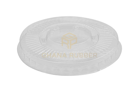 Image of Flat Lids With No Hole Transparent Small Size