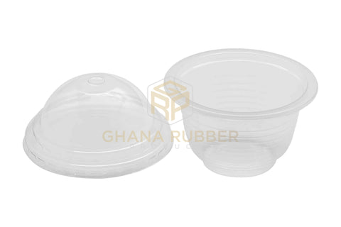 Image of Ice Cream Cups + Domed Lids Transparent 200cc