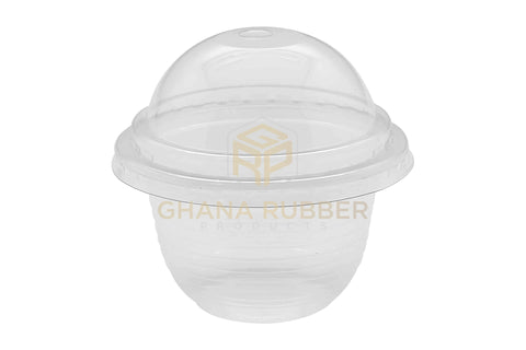 Image of Ice Cream Cups + Domed Lids Transparent 250cc