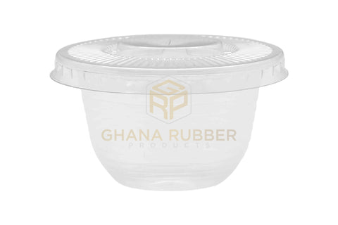 Image of Ice Cream Cups + Flat Lids Transparent 250cc