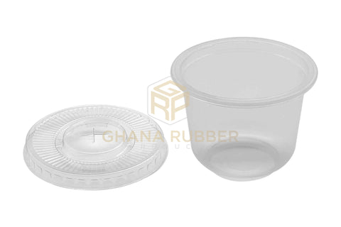 Image of Ice Cream Cups + Flat Lids Transparent 300cc