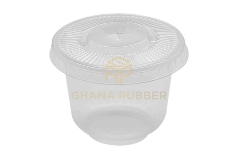 Image of Ice Cream Cups + Flat Lids Transparent 300cc