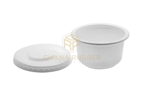 Image of Ice Cream Cups + Flat Lids White 250cc