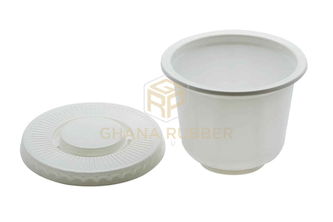 Image of Ice Cream Cups + Flat Lids White 300cc