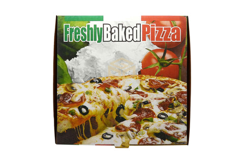 Image of Pizza Boxes 13" Freshly-Baked Design