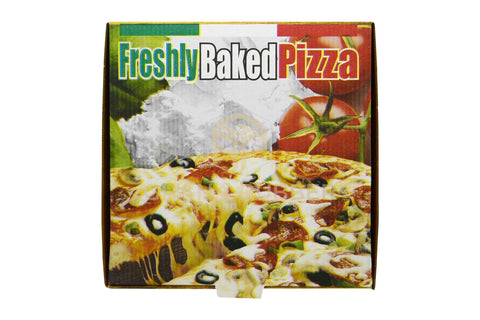 Image of Pizza Boxes 8" Freshly-Baked Design