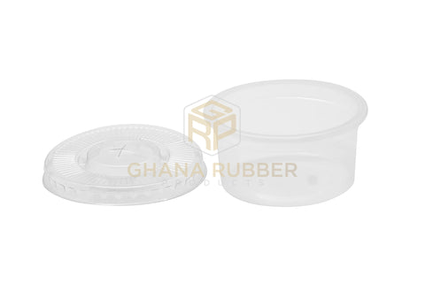 Image of Plastic Tubs 150ml + Flat Lids