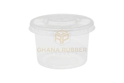 Image of Plastic Tubs 250ml + Flat Lids