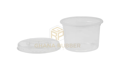 Image of Plastic Tubs 250ml + Flat Lids
