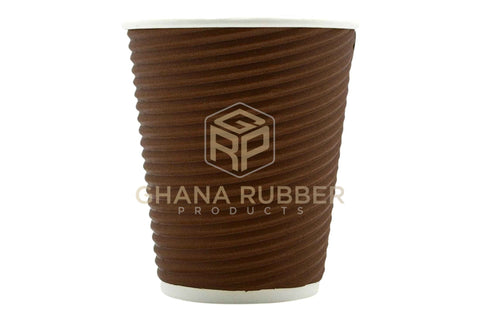 Image of Ripple Paper Cups 12oz Brown