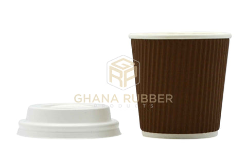 Image of Ripple Paper Cups + Lids 4oz