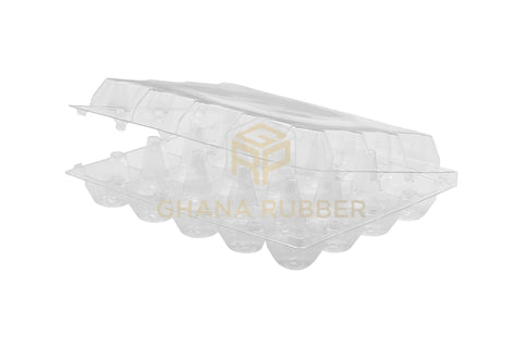 Image of Transparent Egg Trays for 20-Eggs