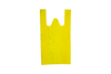 Unprinted Carrier Bags Yellow Small