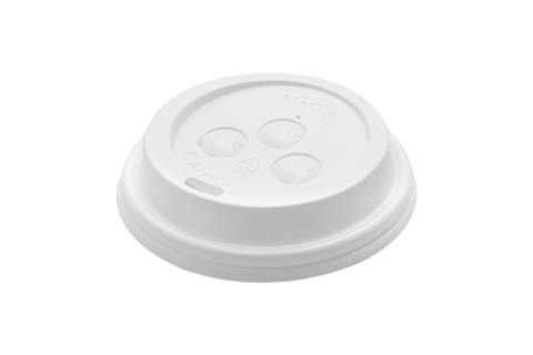 Image of Ripple Paper Cups + Lids 8oz Black