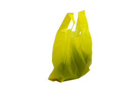 Carrier Bags Yellow Small