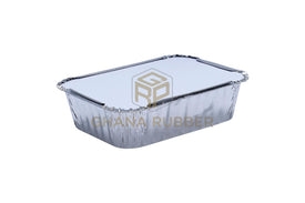 Aluminium Foil Food Containers + Lids 8333 (700ml)