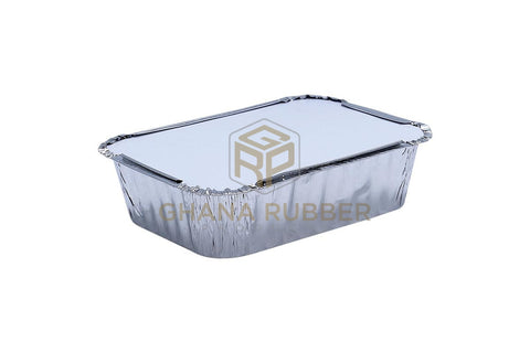 Image of Aluminium Foil Food Containers + Lids 8333
