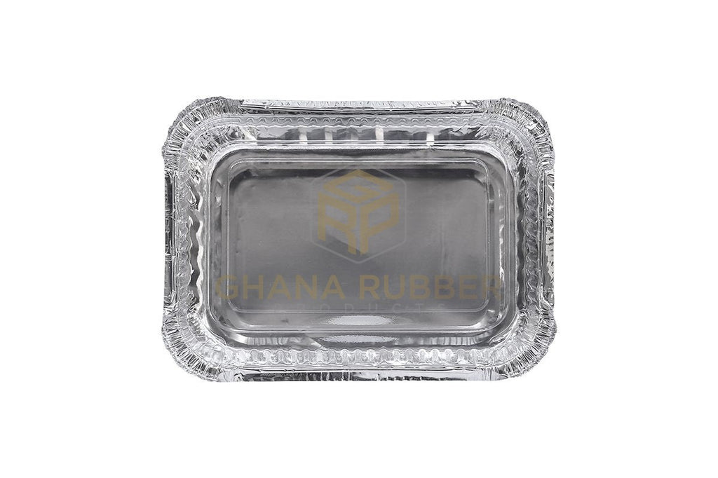 Aluminium Foil Food Containers + Domed Plastic Lids 8333