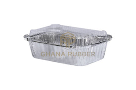Aluminium Foil Food Containers + Domed Plastic Lids 8333